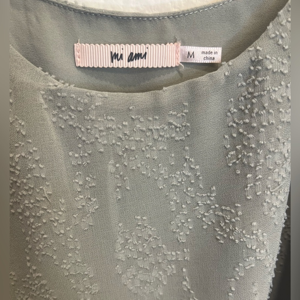 Light green/grey dressy tank! Purchased from Francesca’s